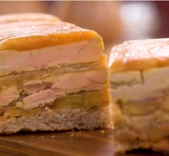 Recette terrine de foie gras aux pommes