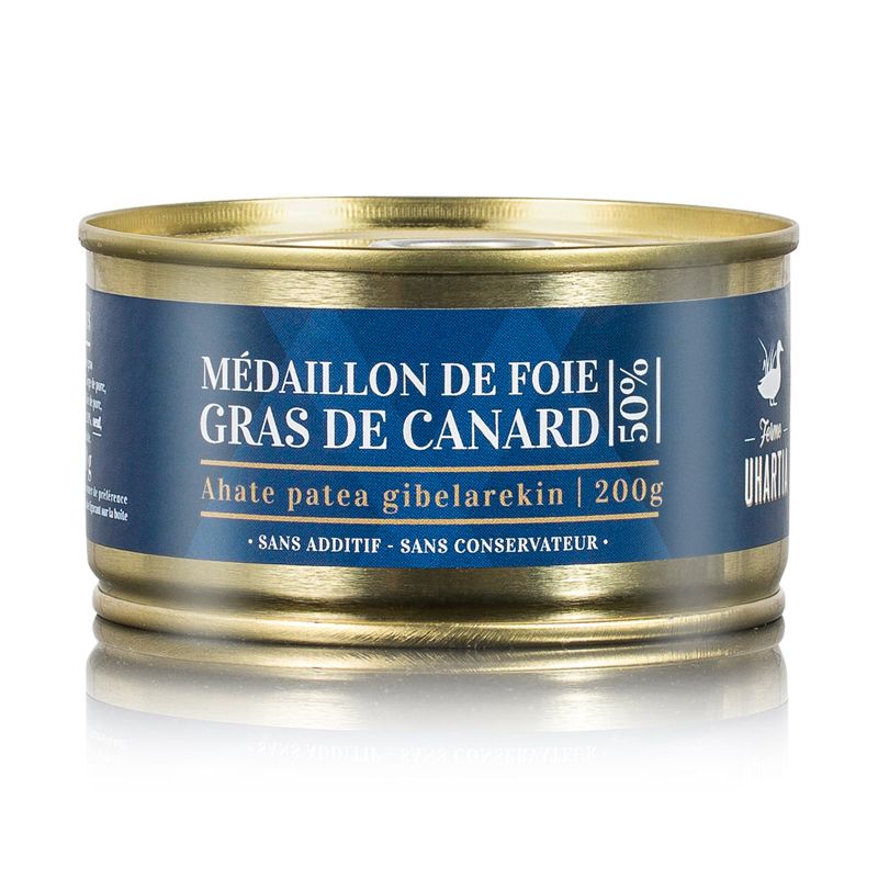 Médaillons de foie gras de canard 50%