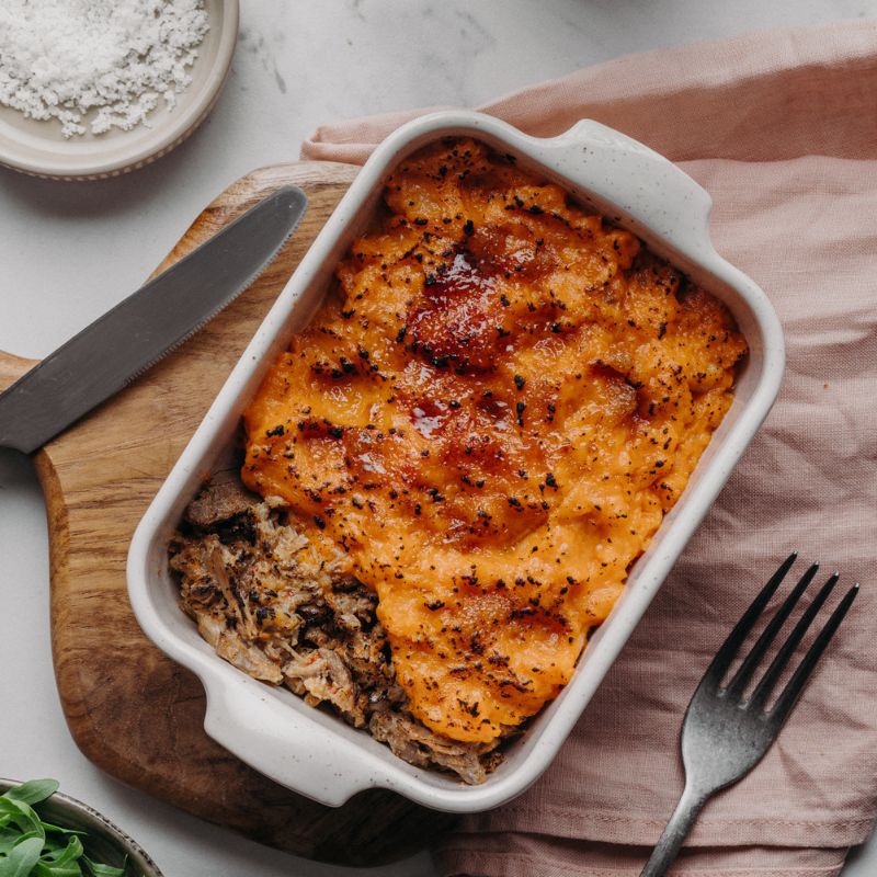 Parmentier de canard à la pomme de terre