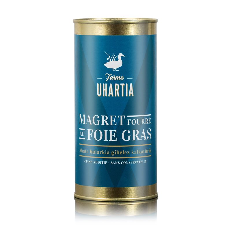 Magret fourré au foie gras de canard