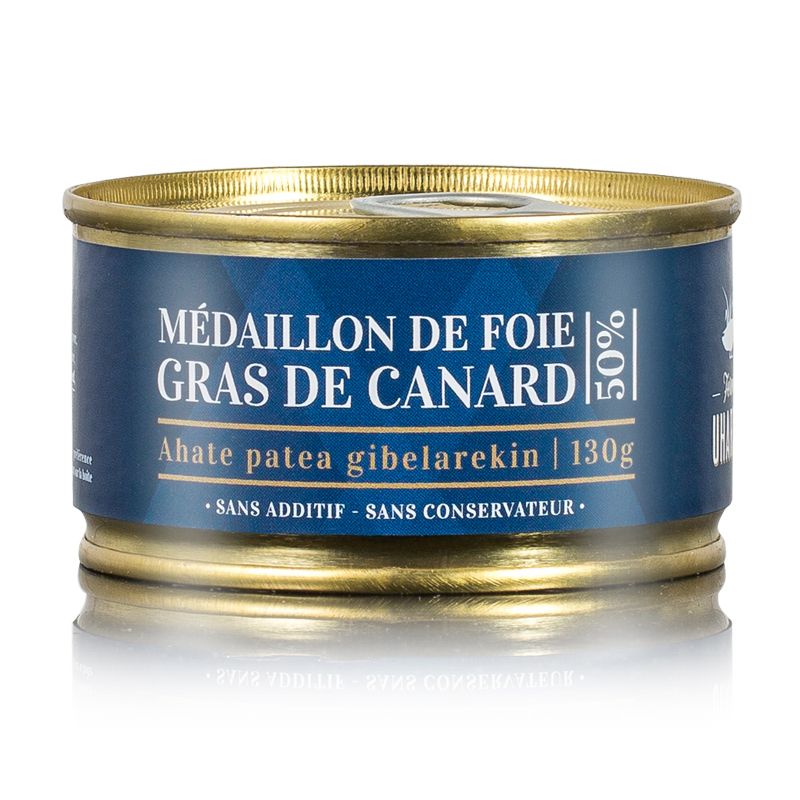 Médaillons de foie gras de canard 50%