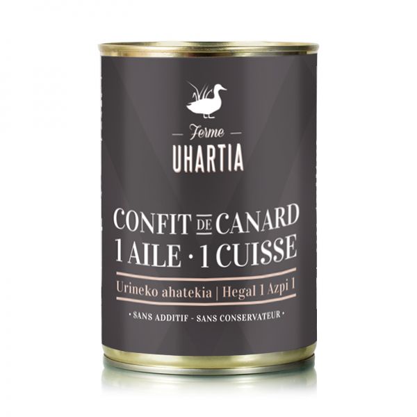 Confit de canard - 1 aile 1 cuisse