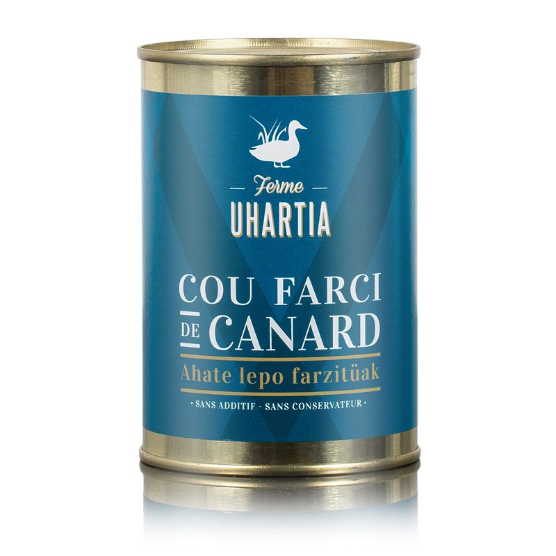 Cou farci de canard